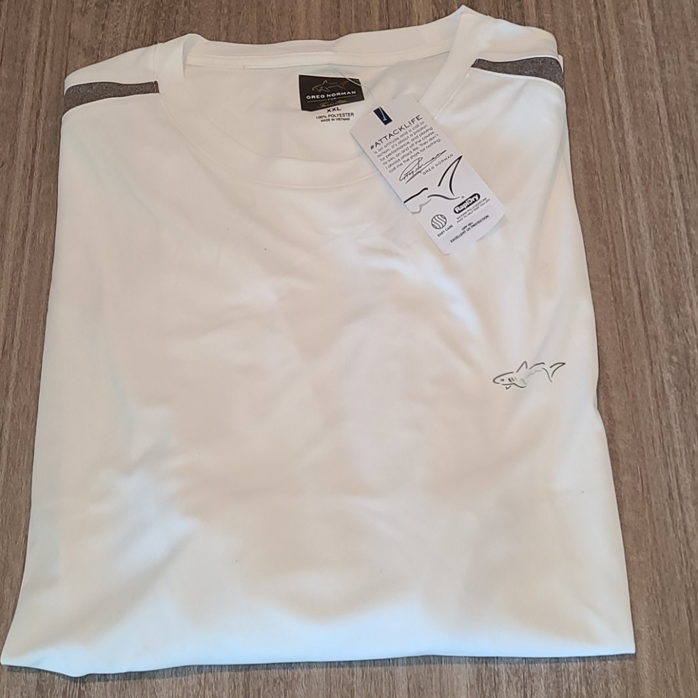 Greg Norman t-shirt wicking long-sleeve